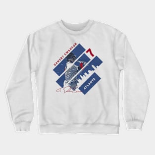 Dansby Swanson Atlanta Stripes Crewneck Sweatshirt